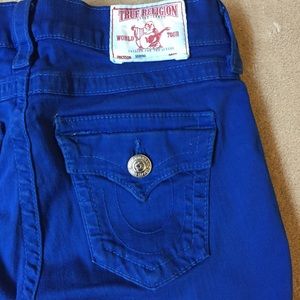 True Religion Royal Blue Skinny Jeans 💙